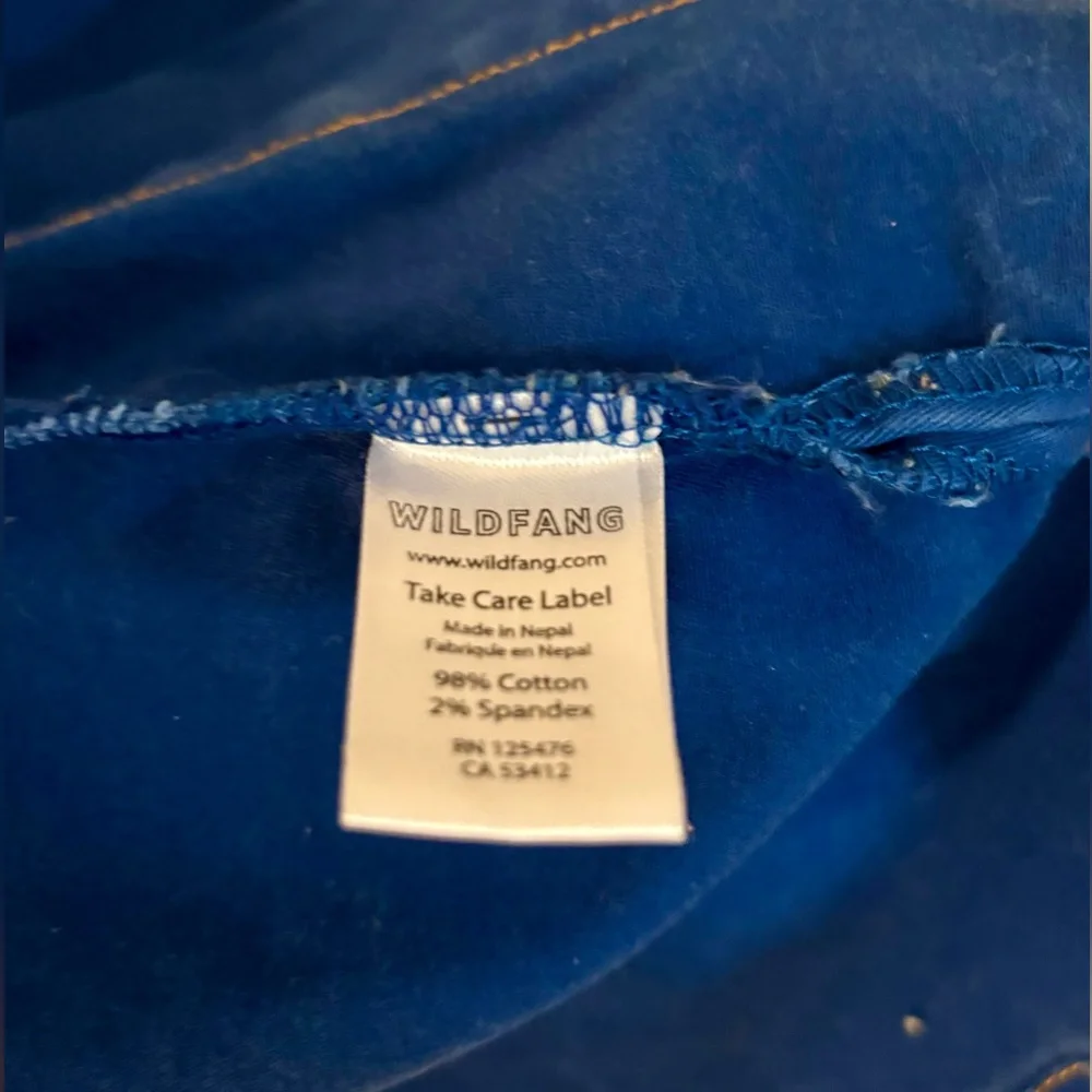 Wildfang The Essential Chore Coat Barn Jacket Cobalt Blue XS - Picture 3 of 5